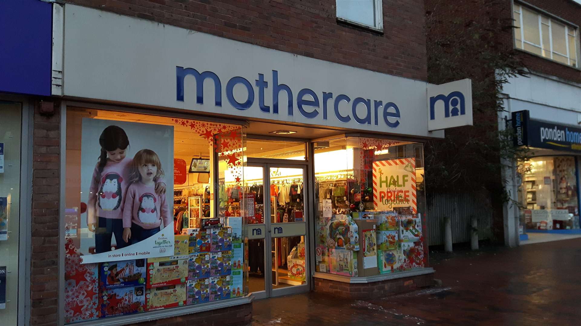 Mothercare in Sittingbourne closed last year