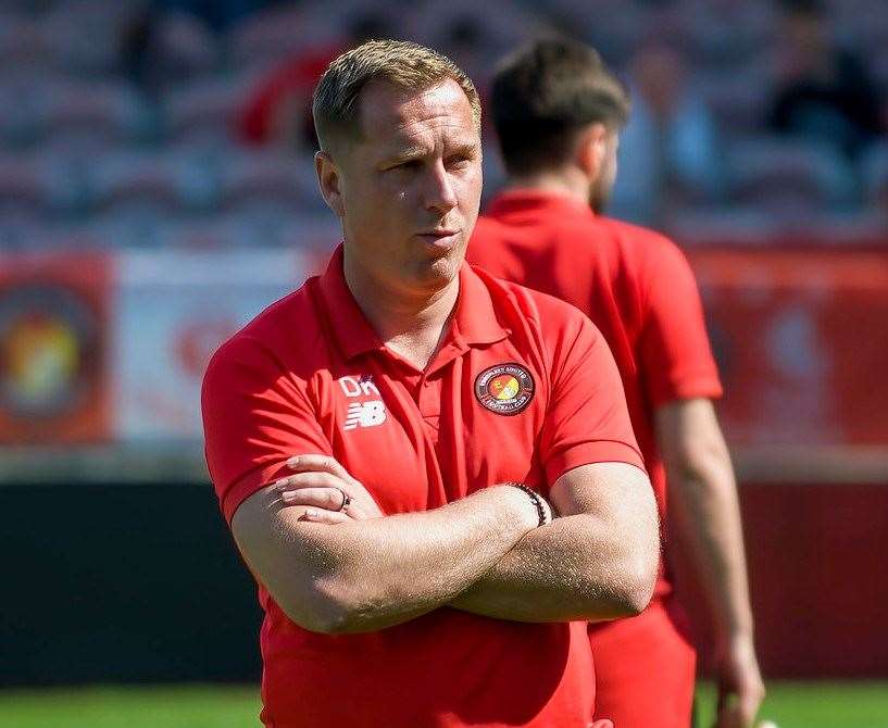 Ebbsfleet boss Dennis Kutrieb takes no notice of the social media noise. Picture: Ed Miller/EUFC