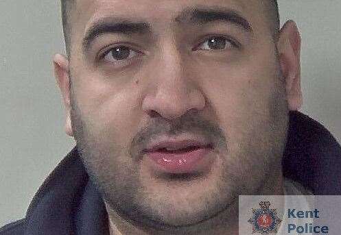 Faisal Khan was sentenced to six years in jail. Photo: Kent Police