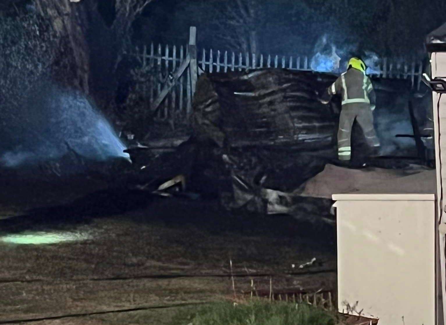 The caravan fire at Shurland Dale Holiday Park, Eastchurch