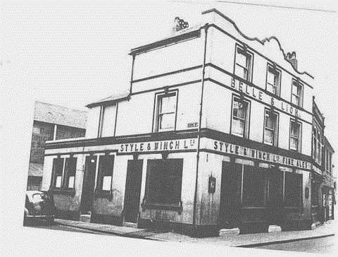 The former Belle and Lion at the junction of High Street with Hope Street was Sheerness' first pub (Picture: Bel Austin)