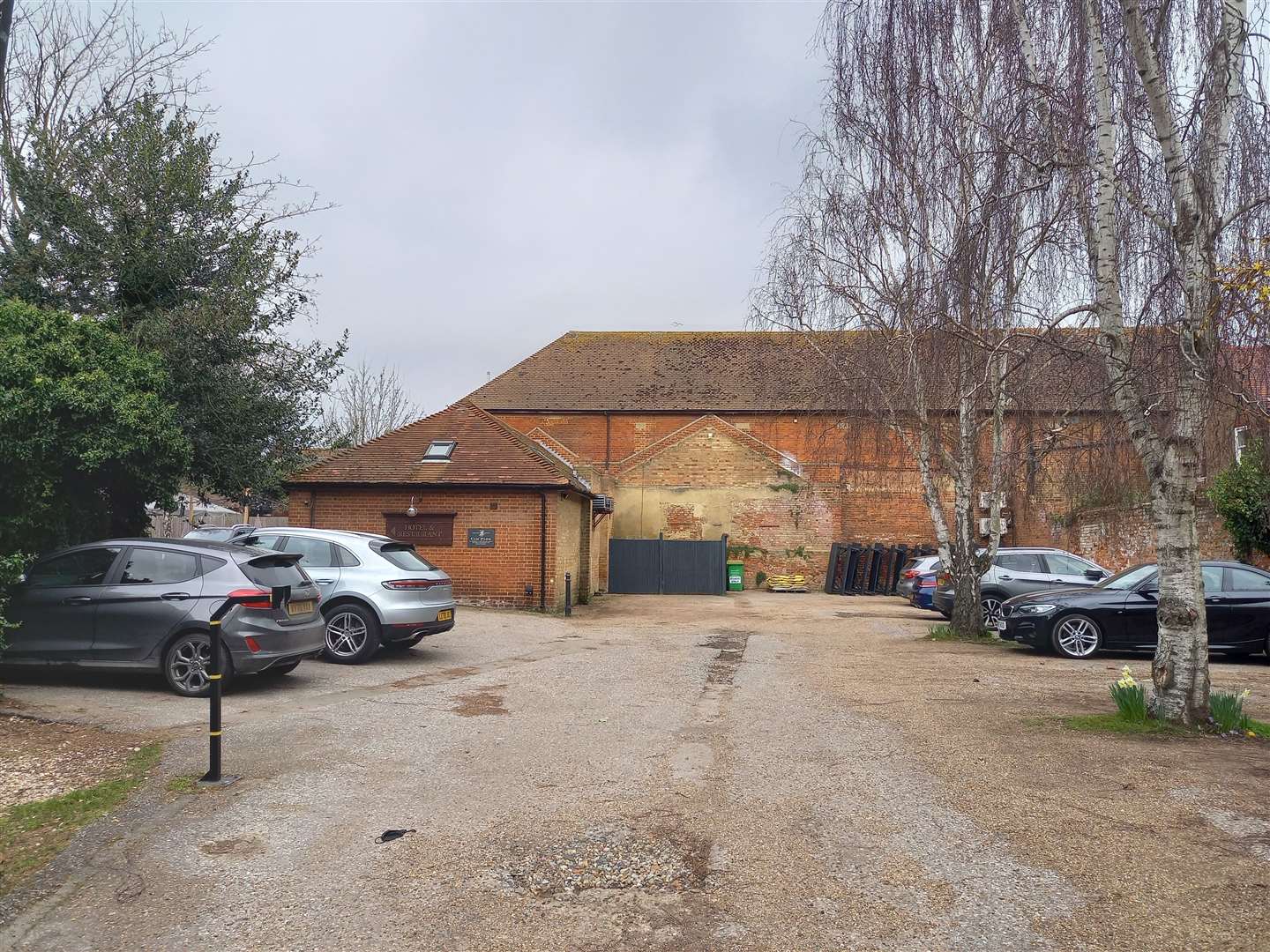 Buildings to the rear of the main Falstaff Hotel