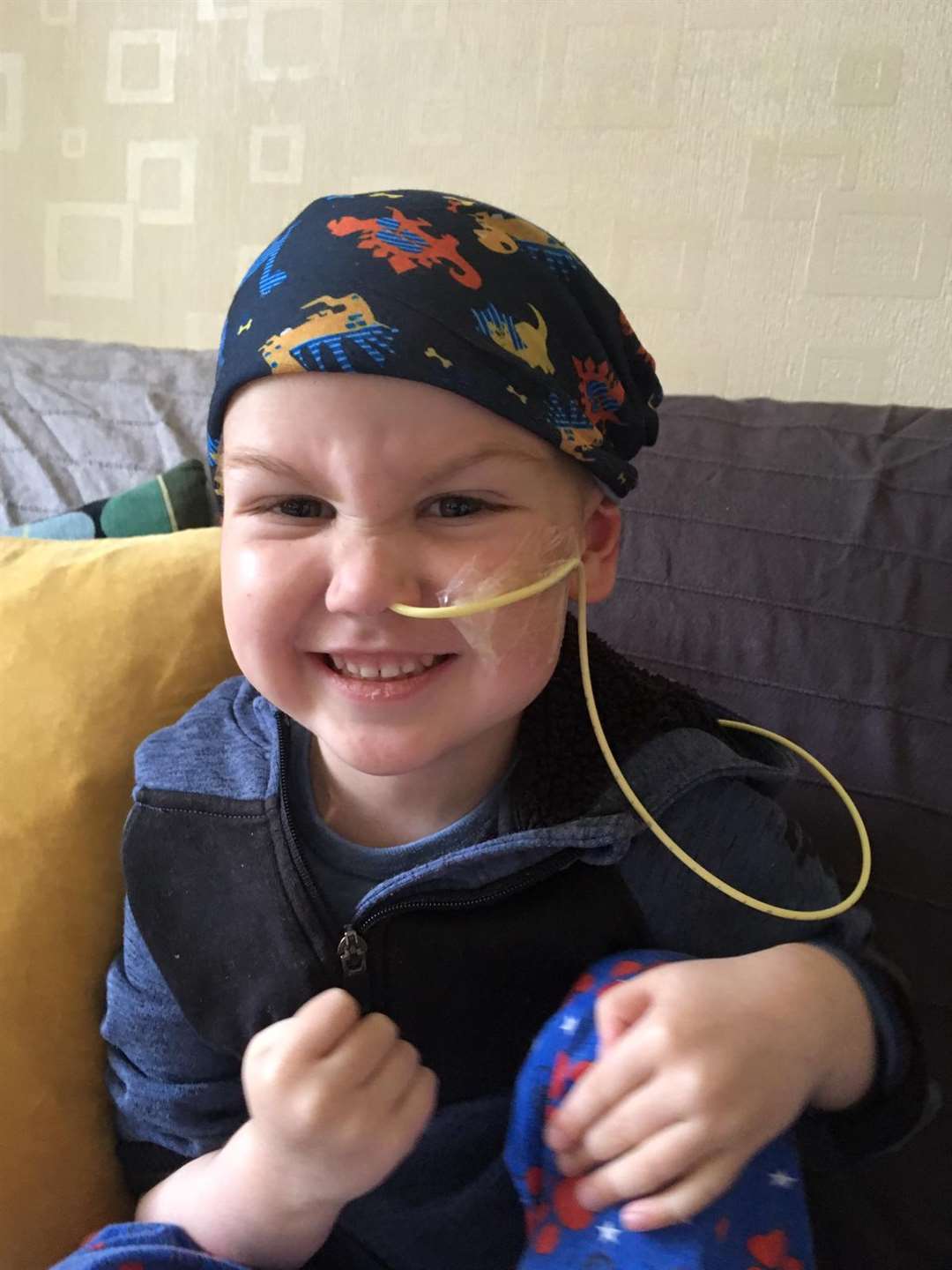 Brodie was diagnosed with a brain tumour last July (Clatterbridge Cancer Centre/PA)