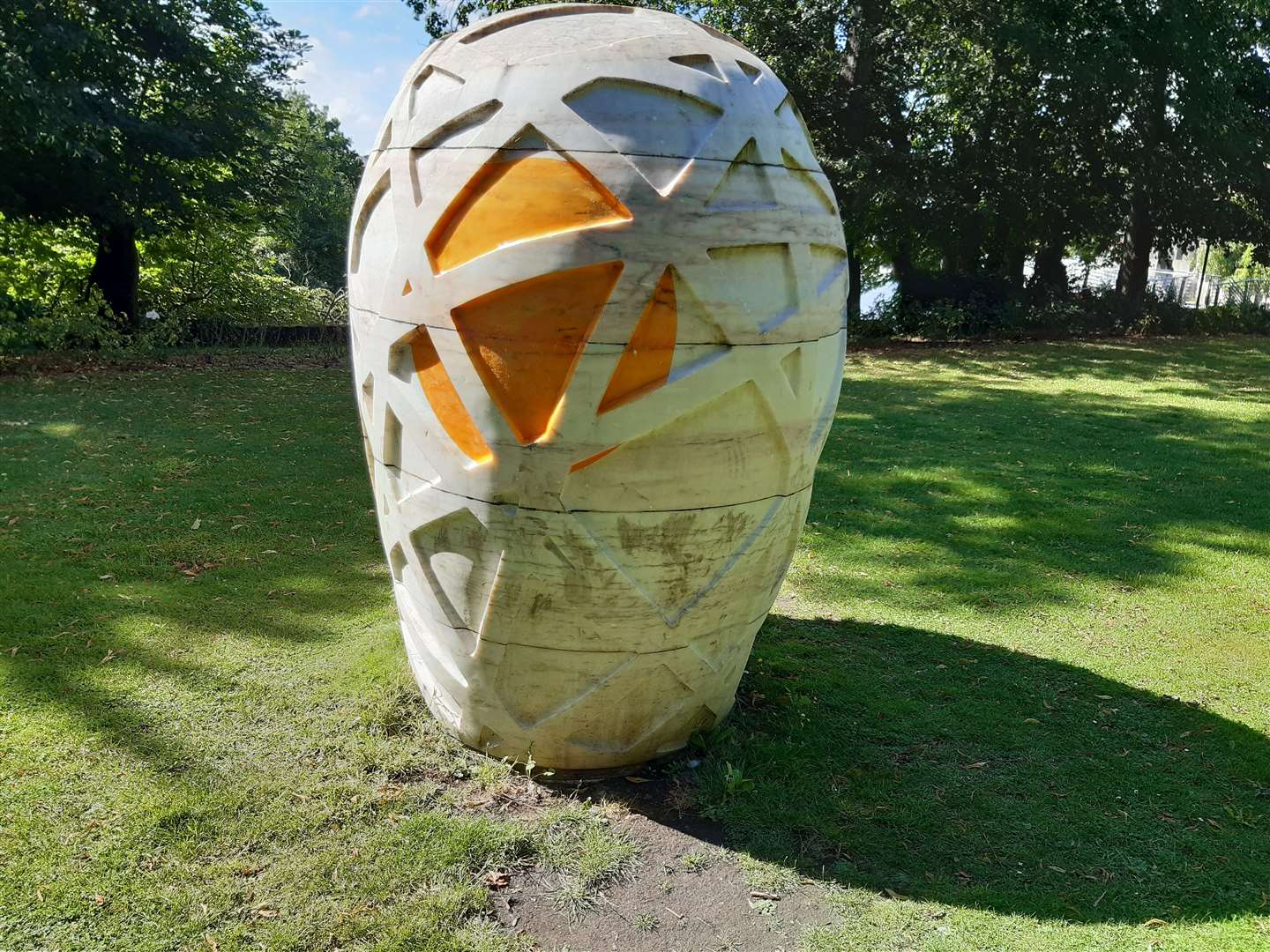 The Egg, in the Rose Garden near the Archbishops Palace, Maidstone