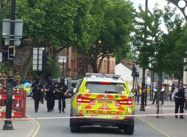 Police carried out raids in east London following Saturday night's atrocity - including at Barking Road in East Ham.