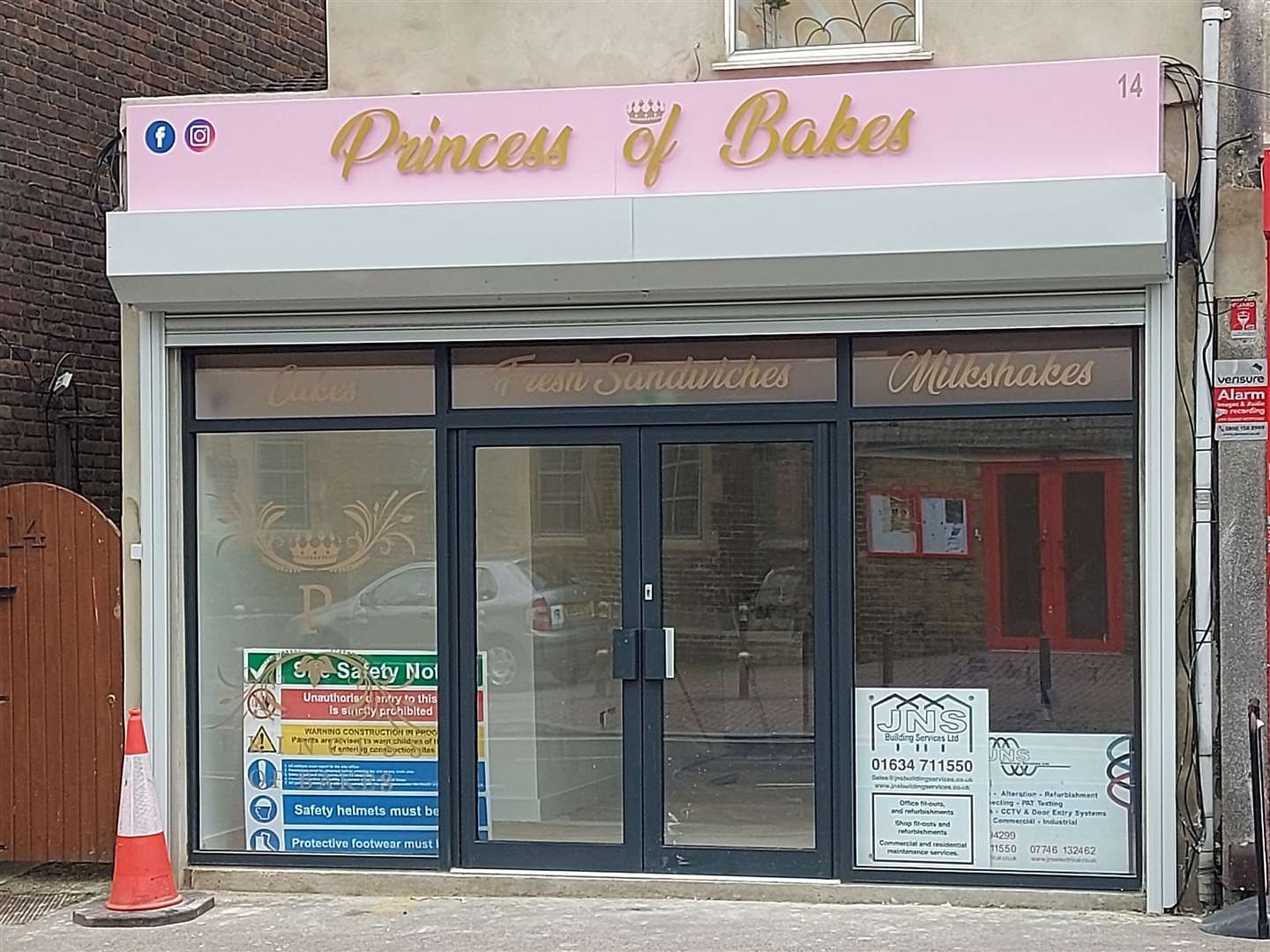 Princess of Bakes in Canterbury Street, Gillingham