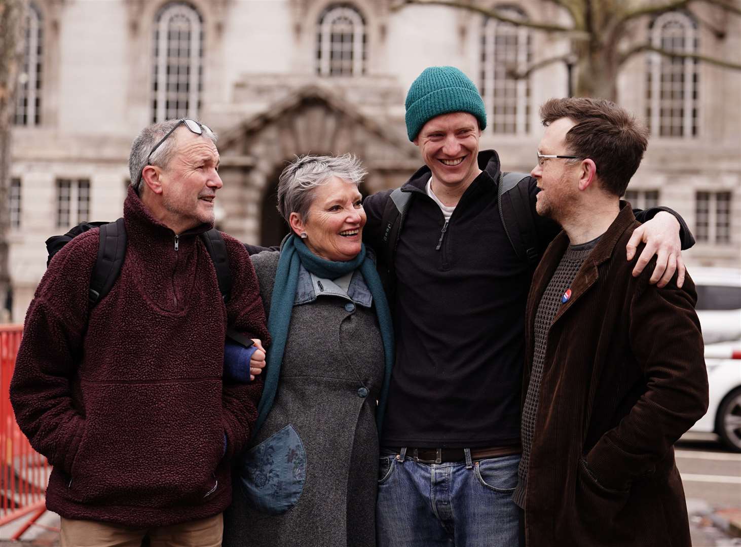 Stephen Pritchard, Ruth Cook, Roman Paluch-Machnik and Oliver Rock (Jordan Pettitt/PA)