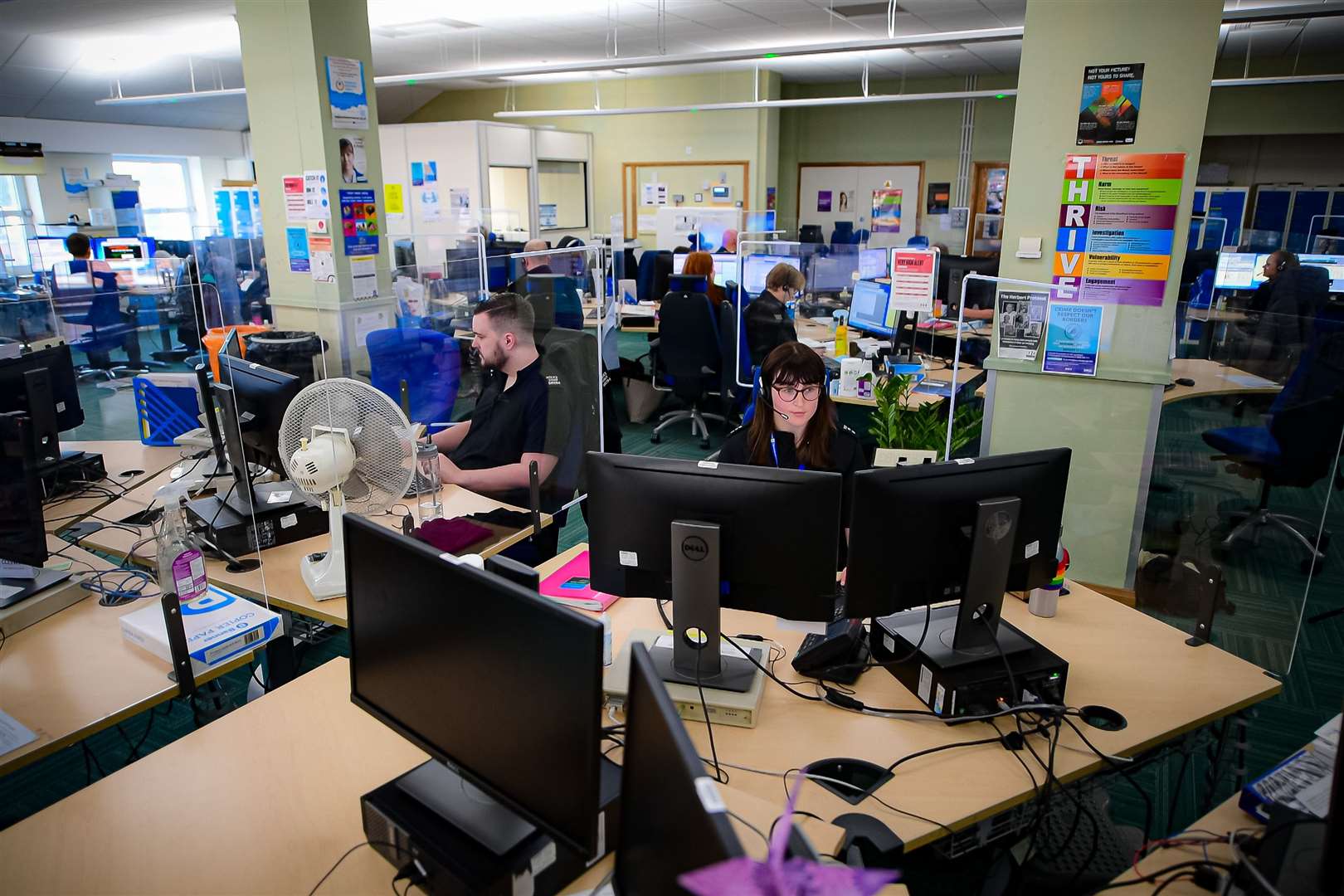 Extra staff will be working in the control rooms (Ben Birchall/PA)