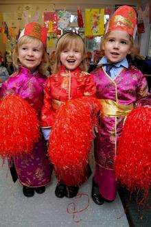 Chinese New Year celebrations at Bryrony School, Rainham