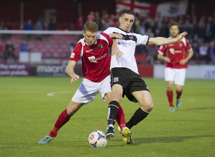 Ebbsfleet beat Bromley in the Conference South play-offs at the end of last season Picture: Andy Payton