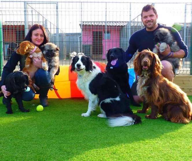 Kelly and Billy Bleach who run KareBear Kennels