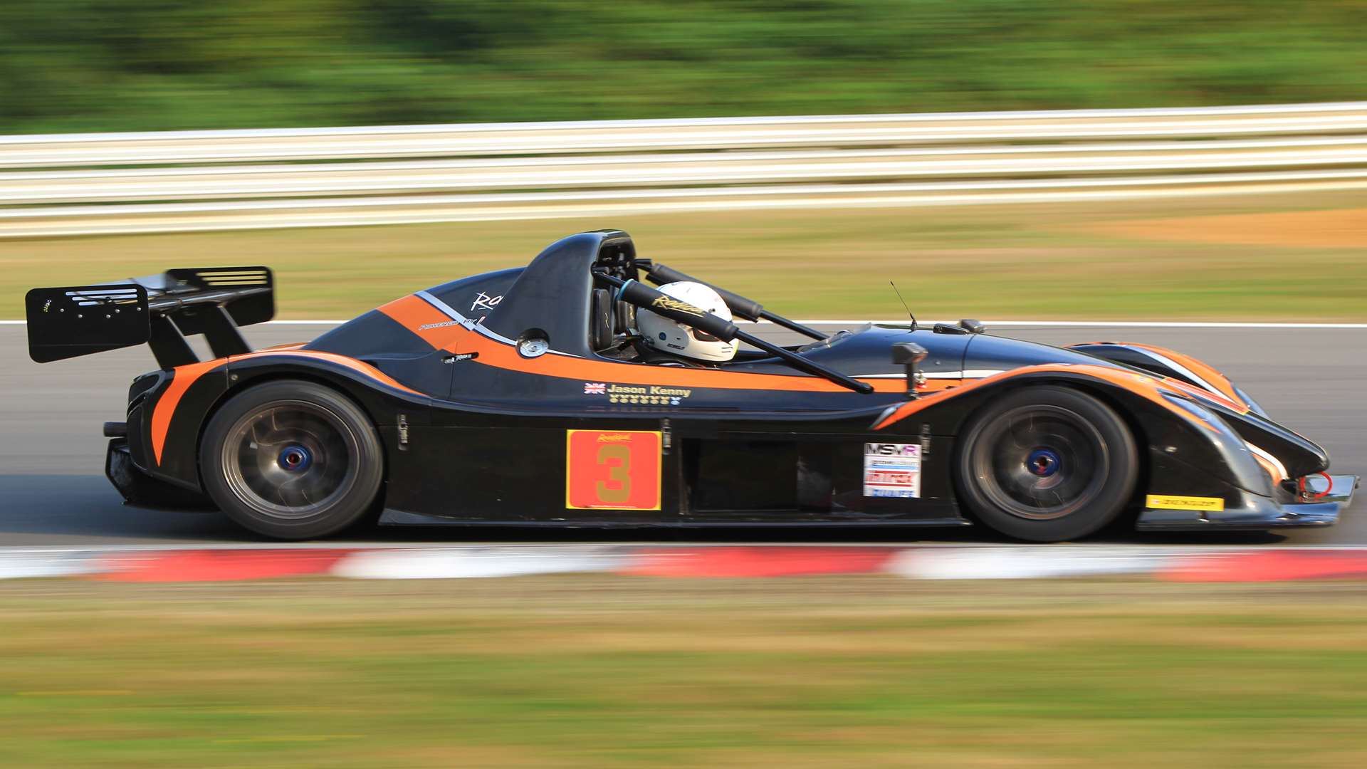 Kenny at speed on the Brands Hatch GP loop. Picture: Joe Wright