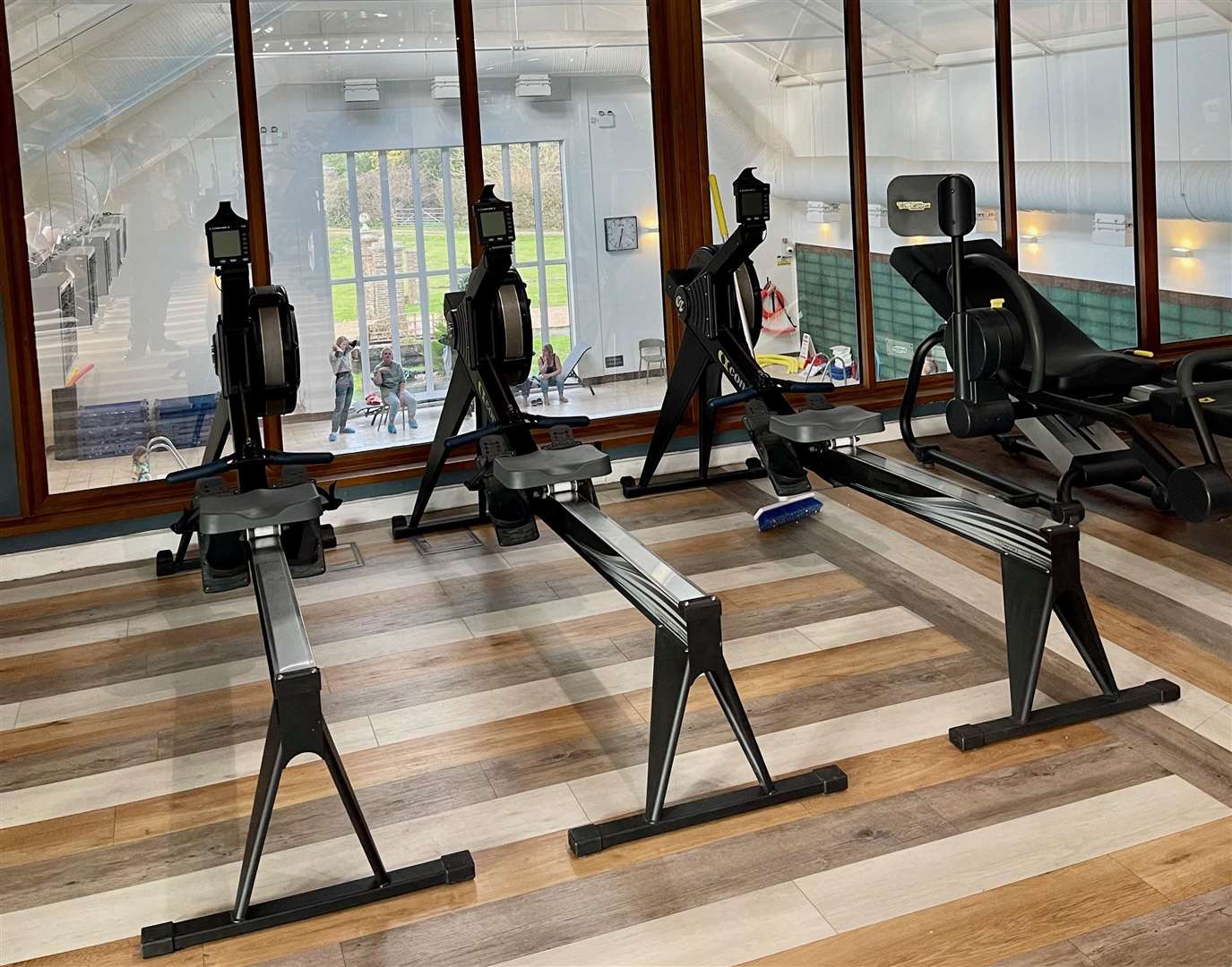 Rowing machines at the sports club in Tonbridge