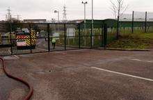 Fire crews at Pepperhill Recycling Centre