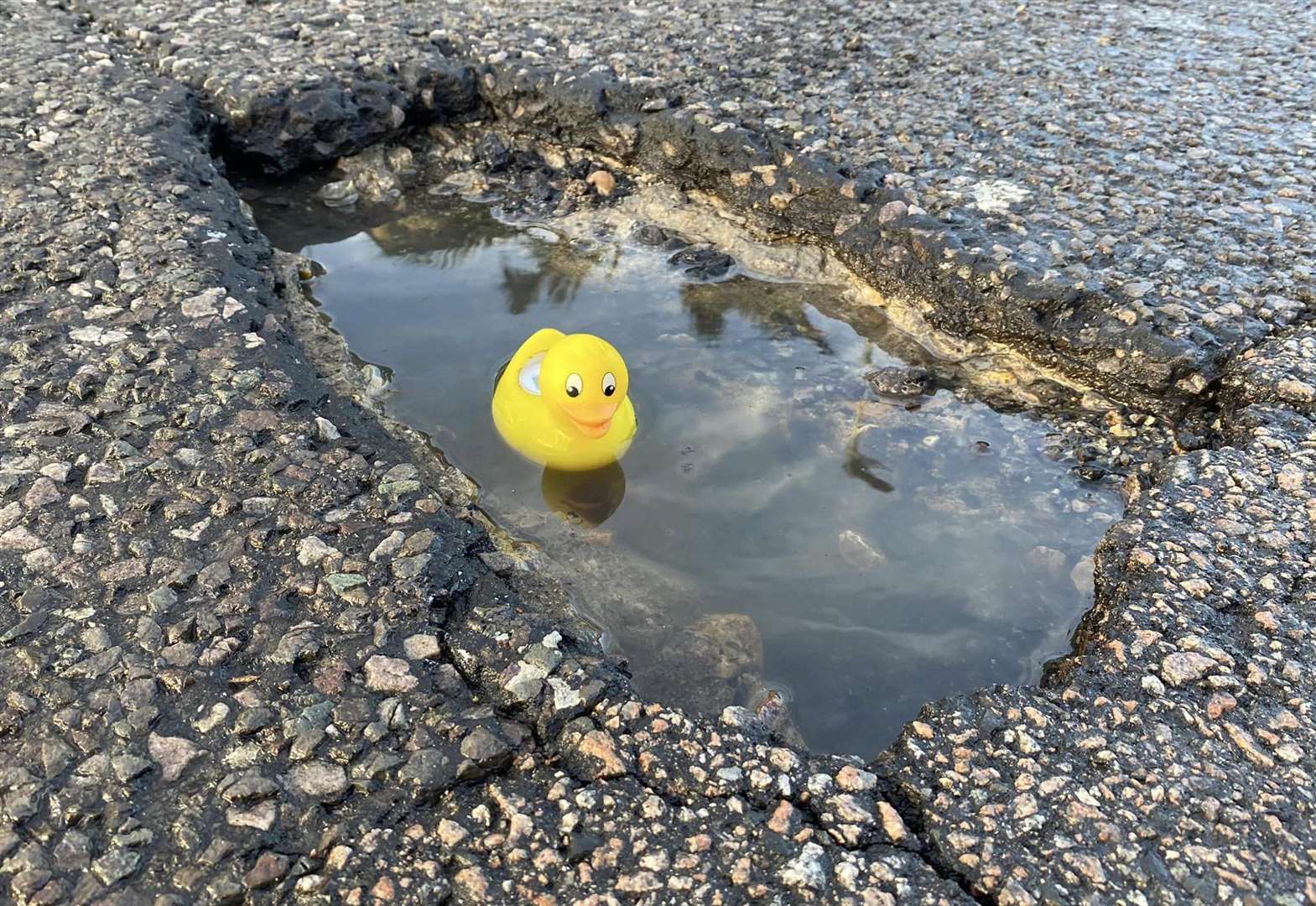 rubber-ducks-spotted-across-rainham-in-campaign-to-highlight-pothole-plight