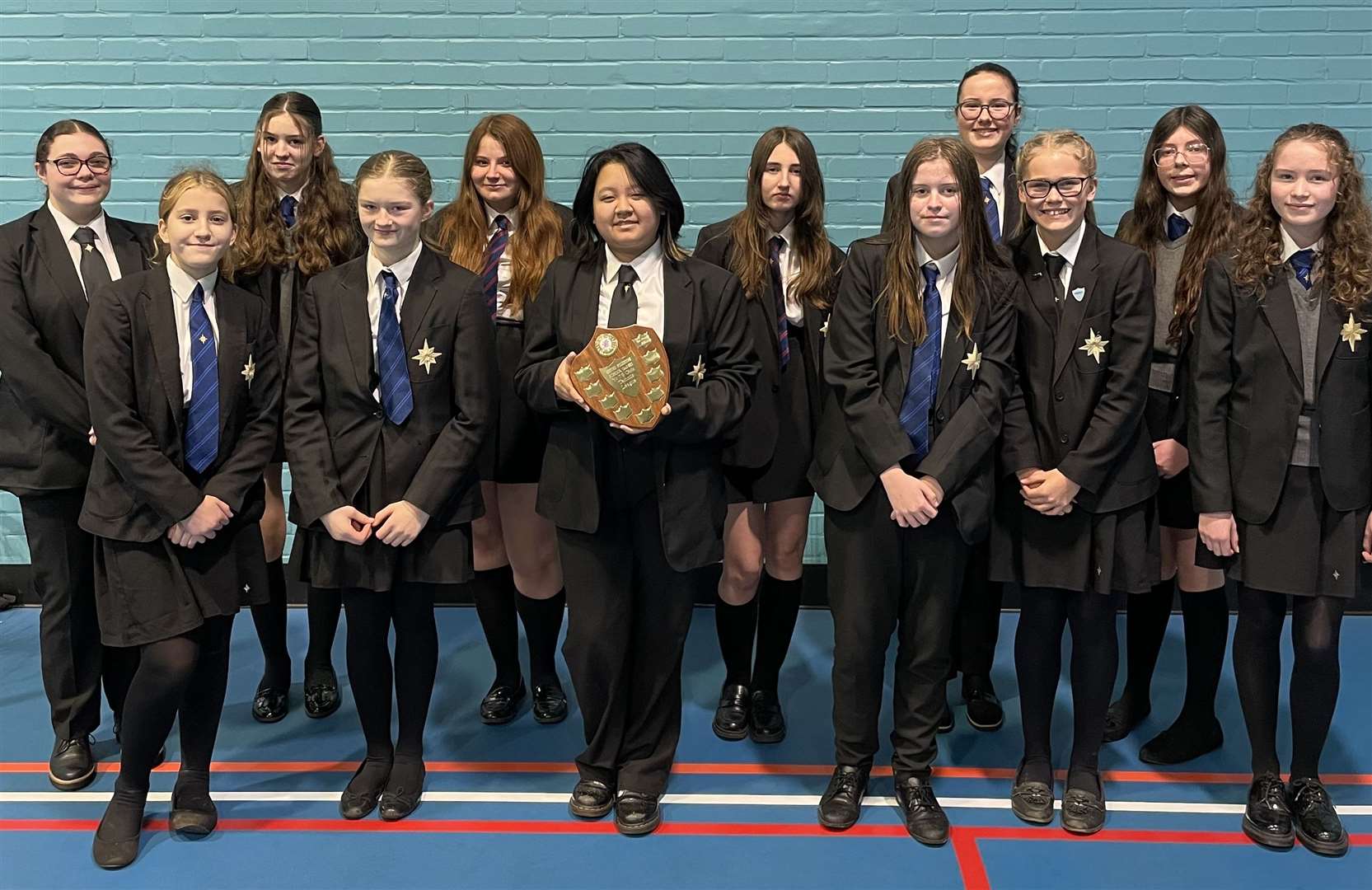 The North School's under-13 girls tennis team won the Ashford and District Secondary Schools Tennis League