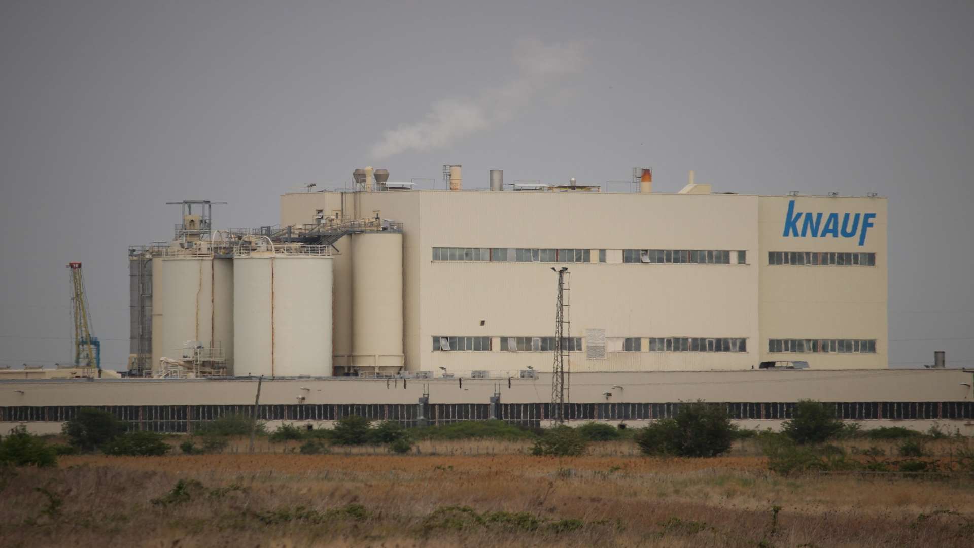 The Knauf plasterboard factory at Ridham Dock, Kemsley