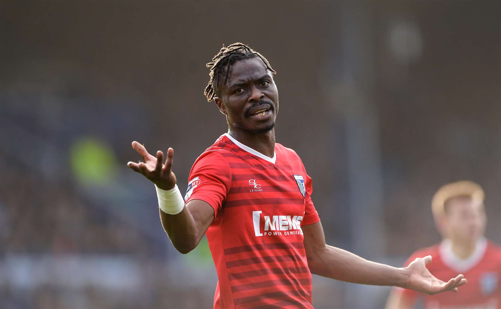 Gillingham defender Gabriel Zakuani. Picture: Ady Kerry