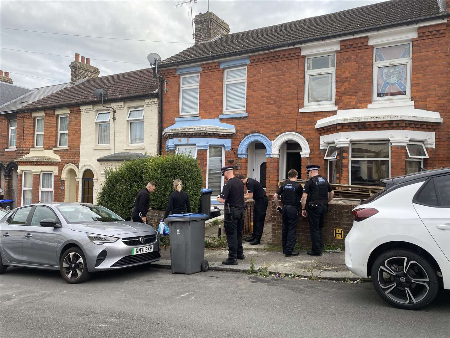 Police searched the home in Lascelles Street, Dover, earlier this year