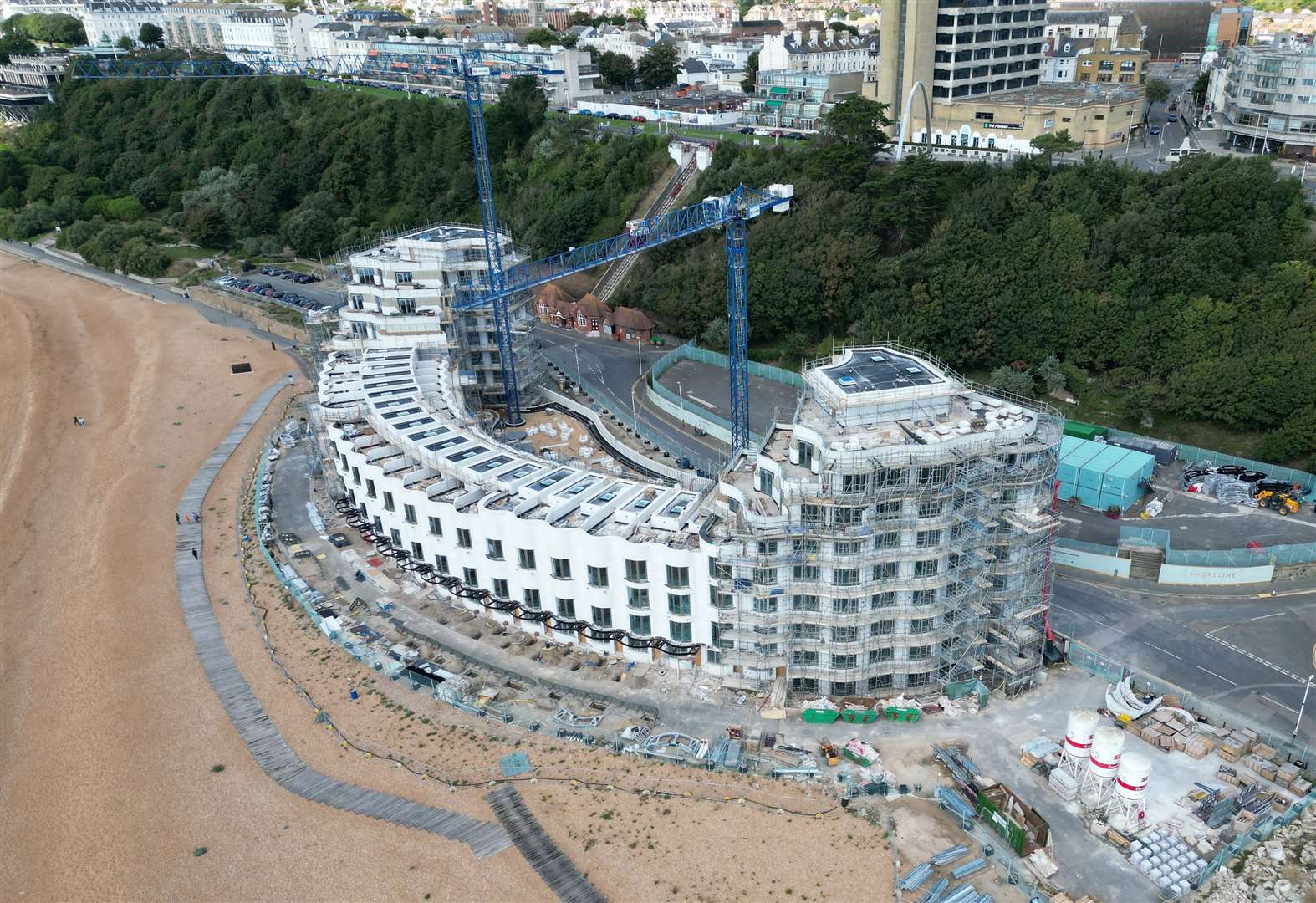 The Shoreline development has risen from the shingle in Folkestone. Picture: Barry Goodwin