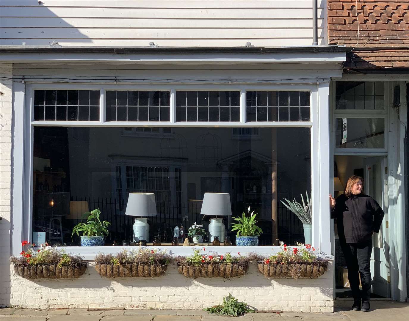 Philippa MacKinnon at her new Oast & Rye shop in Cranbrook High Street