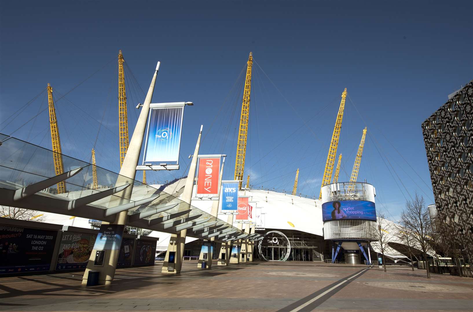 London’s O2 arena was among the venues to close (Ian West/PA)