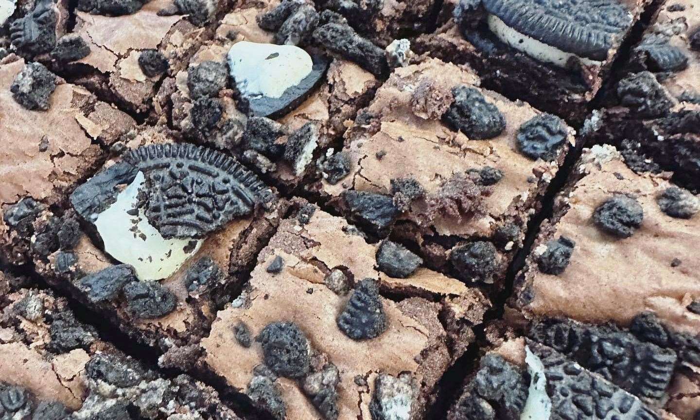 Oreo brownies from Cheran's Bakery. Picture: Cheran's Bakery