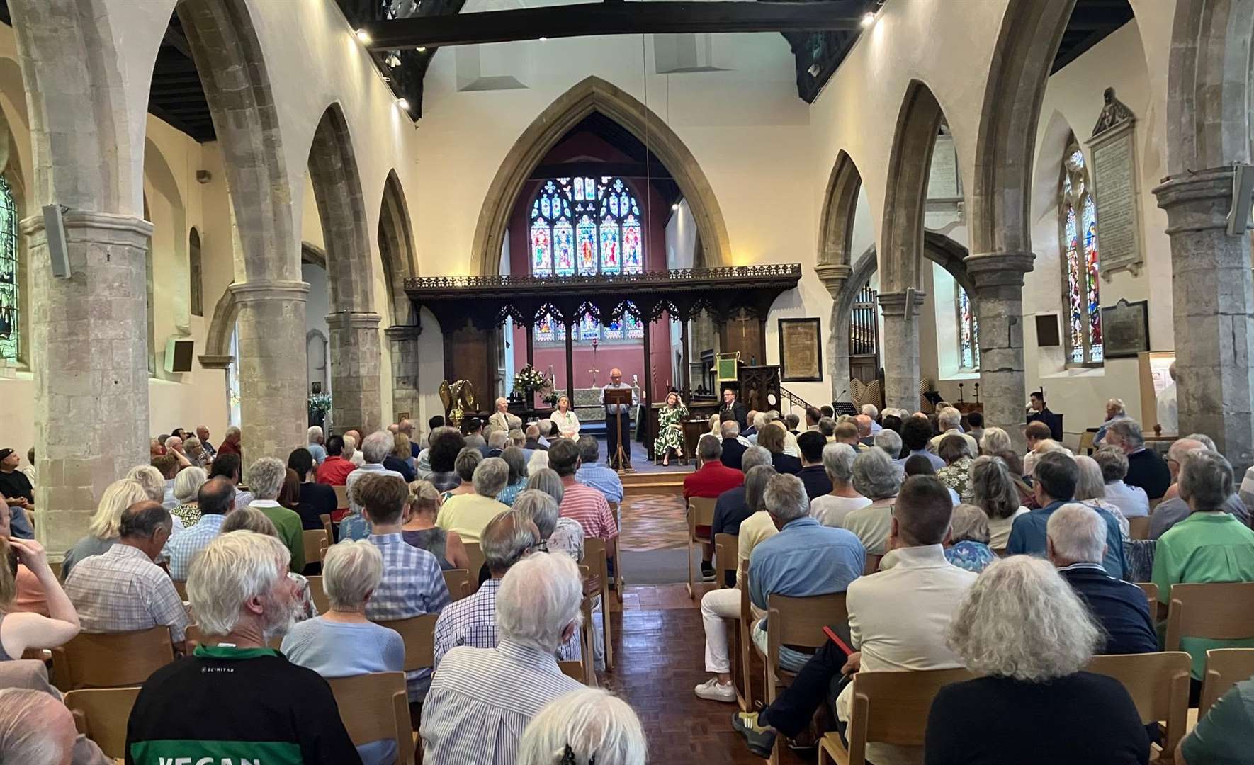 Weald of Kent general election hustings at St Mildred's Church, Tenterden