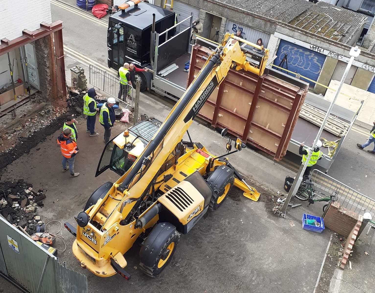 The Banksy in Park Place, Margate, has been removed from the wall. Picture: Laura Jones