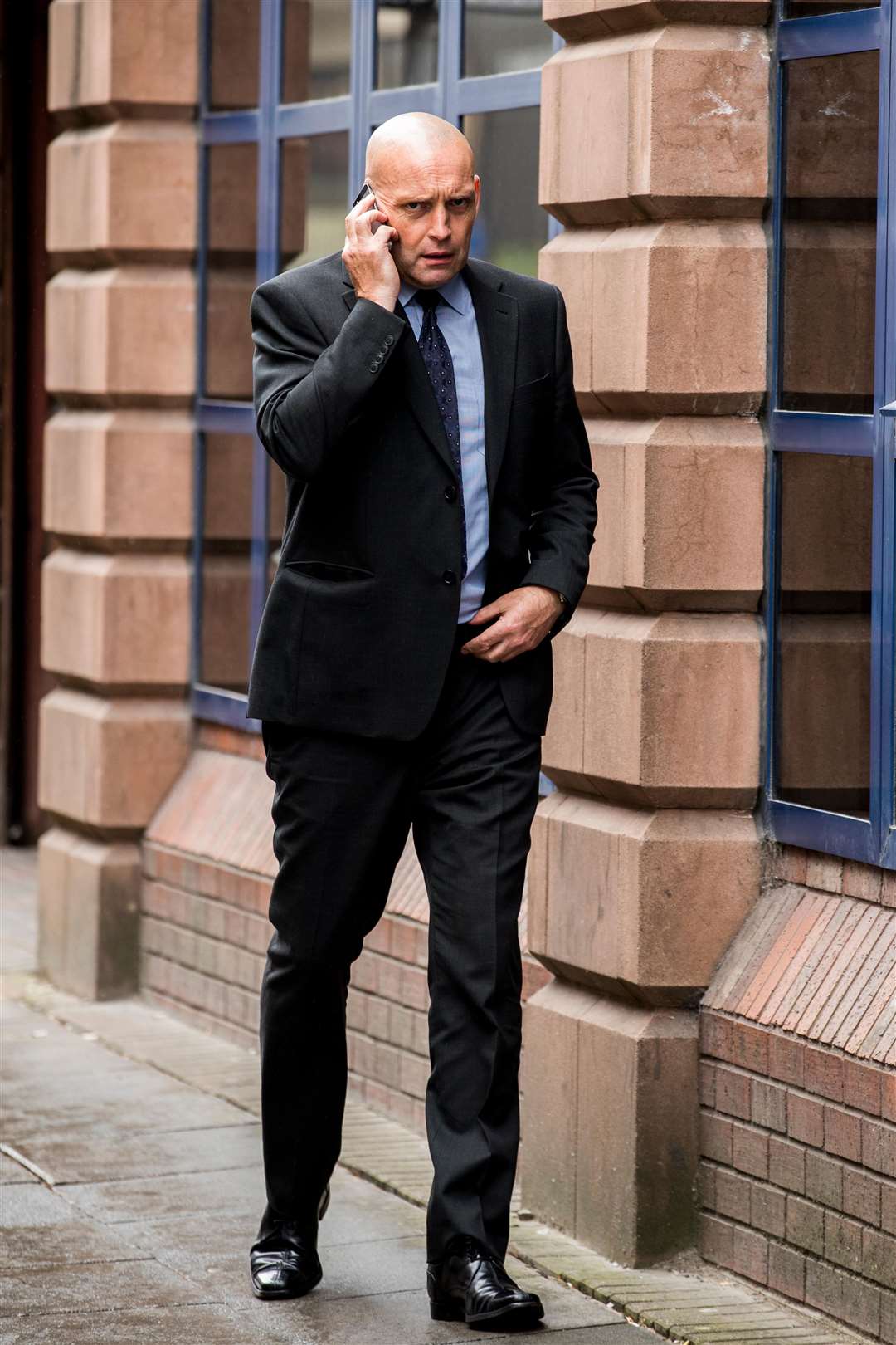 Darren Ellis, former senior investigating officer of Durham Constabulary, after leaving Belfast High Court in 2019 (Alamy/PA)