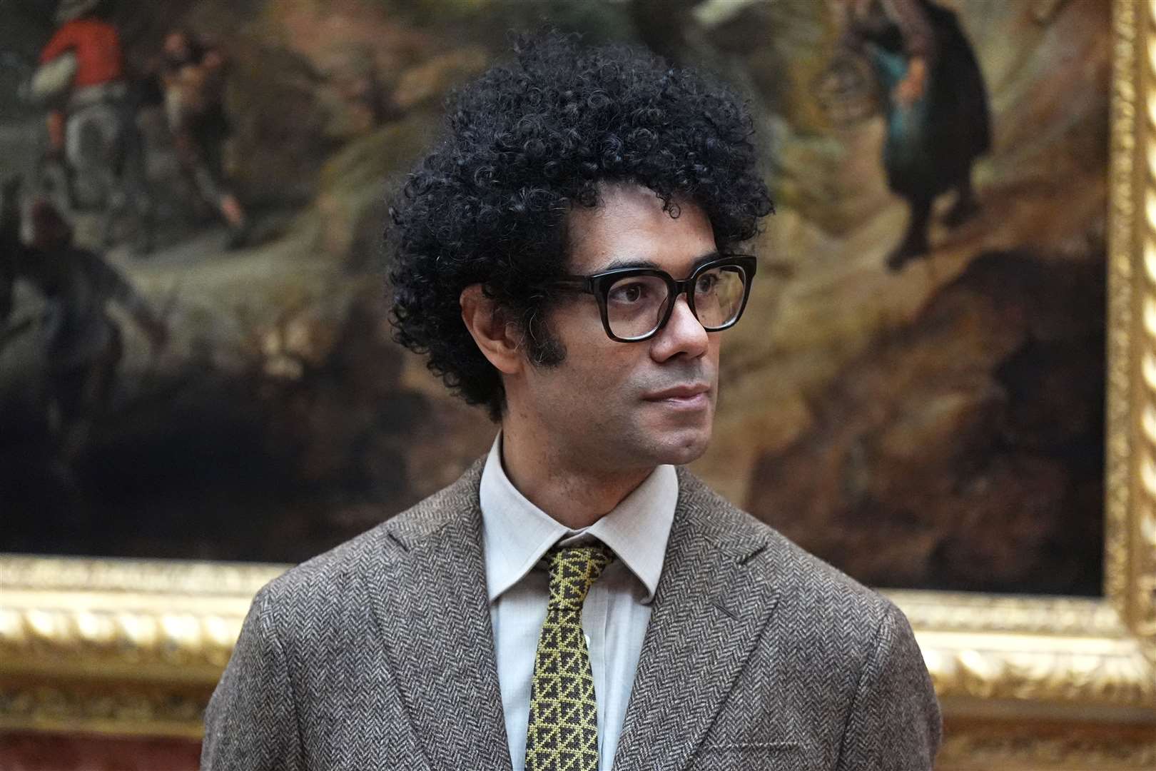 Richard Ayoade read an extract from one of the competition entries (Aaron Chown/PA)