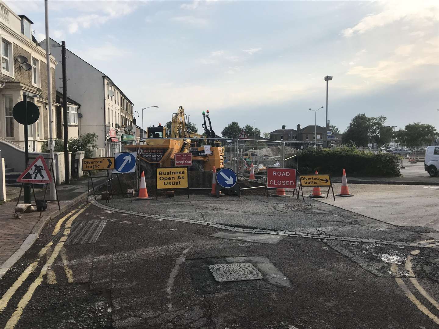 The next phase of roadworks has been postponed