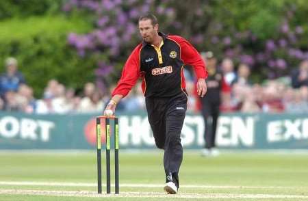 Andrew Hall runs out Neil Killeen to end the Dynamos innings. Picture: MATT WALKER