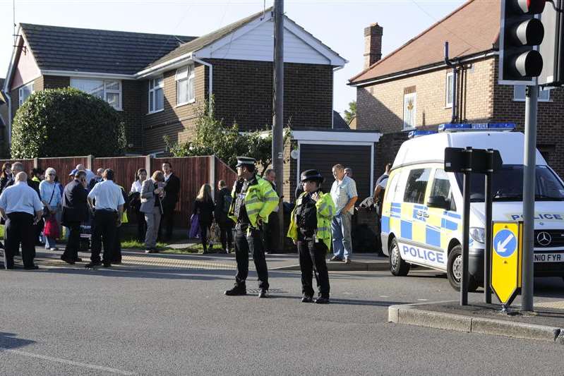 The area around Ramsgate station was cordoned off by police