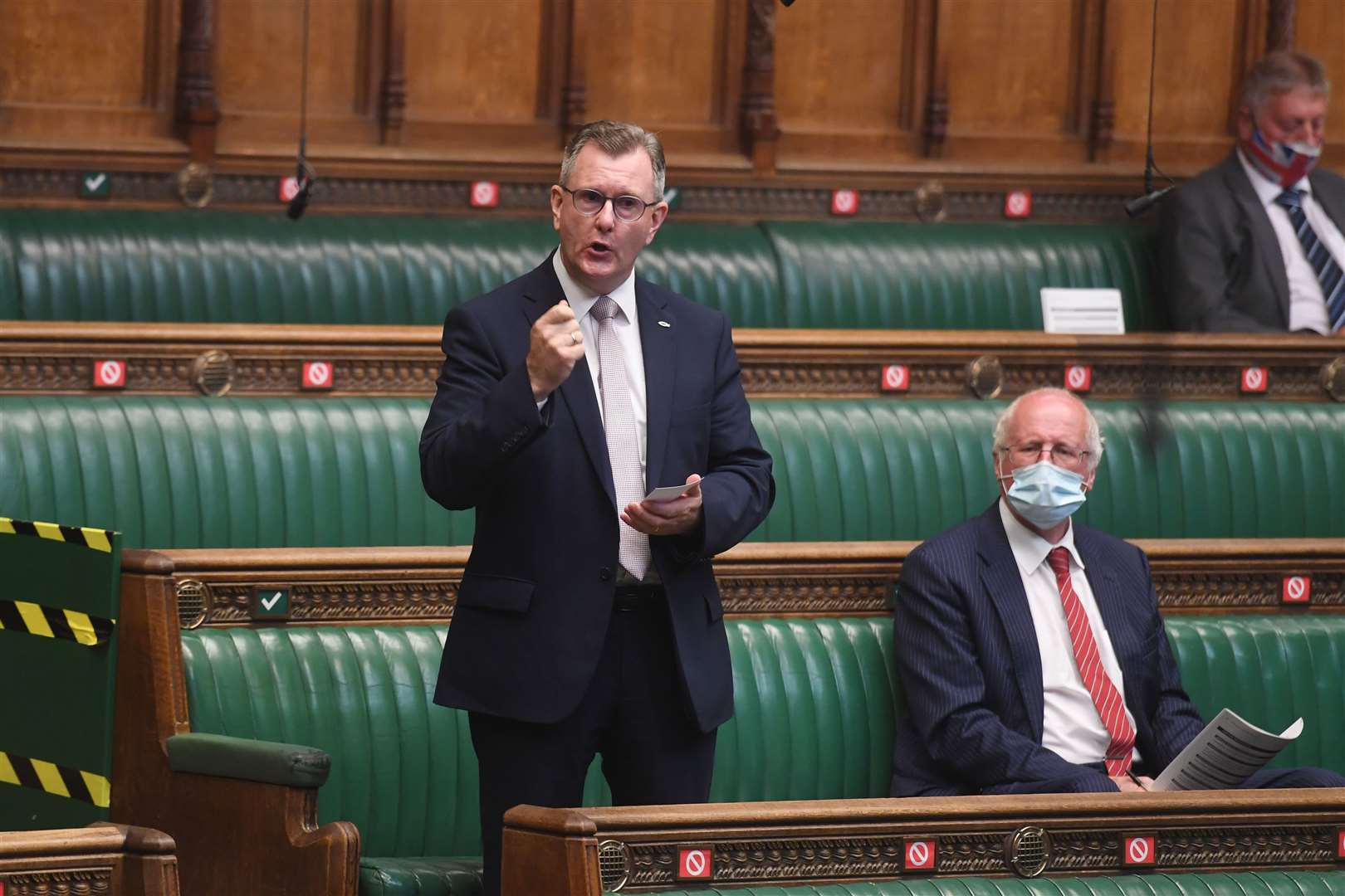 DUP leader Sir Jeffrey Donaldson (UK Parliament/Jessica Taylor/PA)