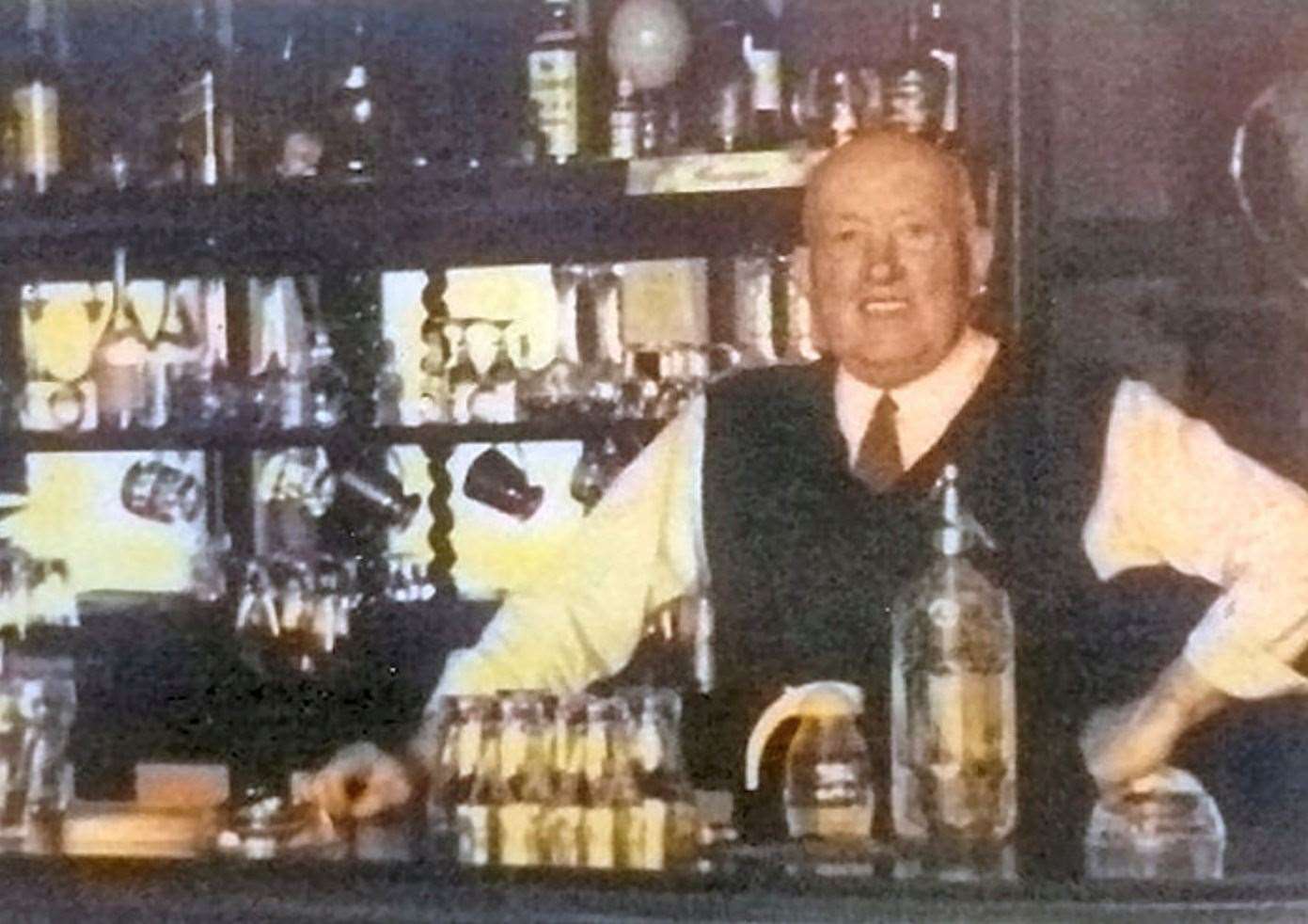 Richard Monk, licensee of the Cross Keys from 1920 until 1957. Picture: dover-kent.com