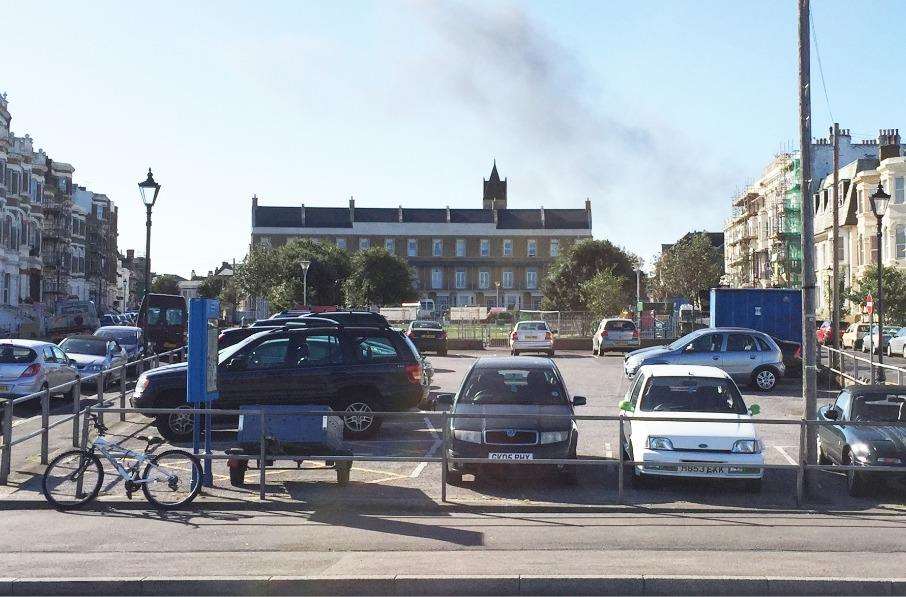 How Dalby Square currently looks, facing south (Image: Studio Sam Causer) (1636699)