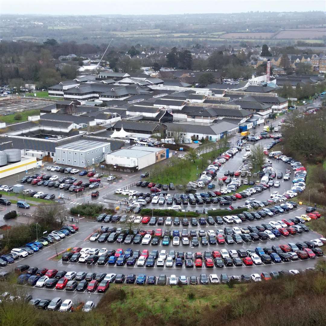 Parking is often a struggle at Maidstone Hospital