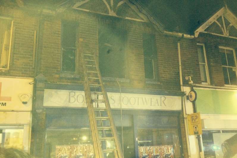 The fire is believed to have been started deliberately. Picture: KFRS.