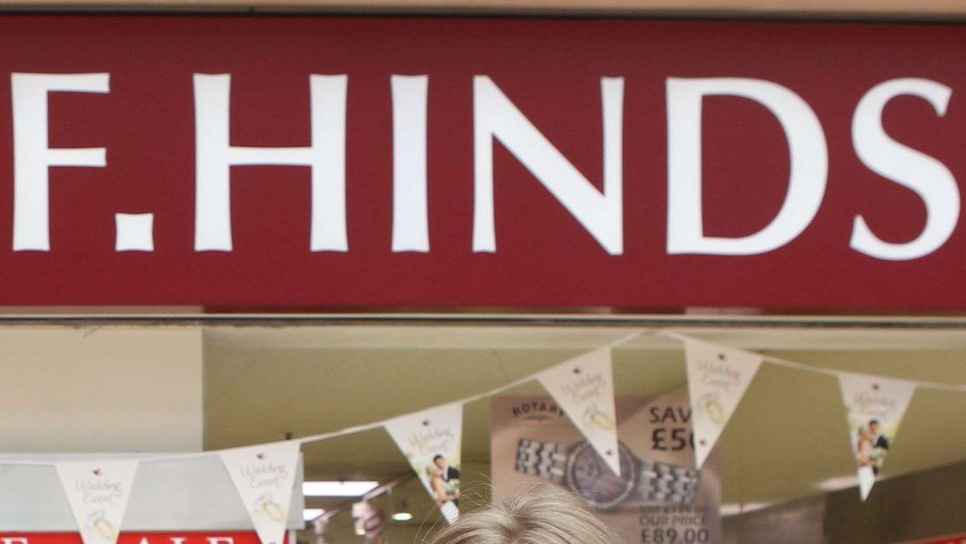 F Hinds already has outlets across Kent, including Ramsgate, Dover, Gillingham, Sittingbourne, Folkestone and Ashford