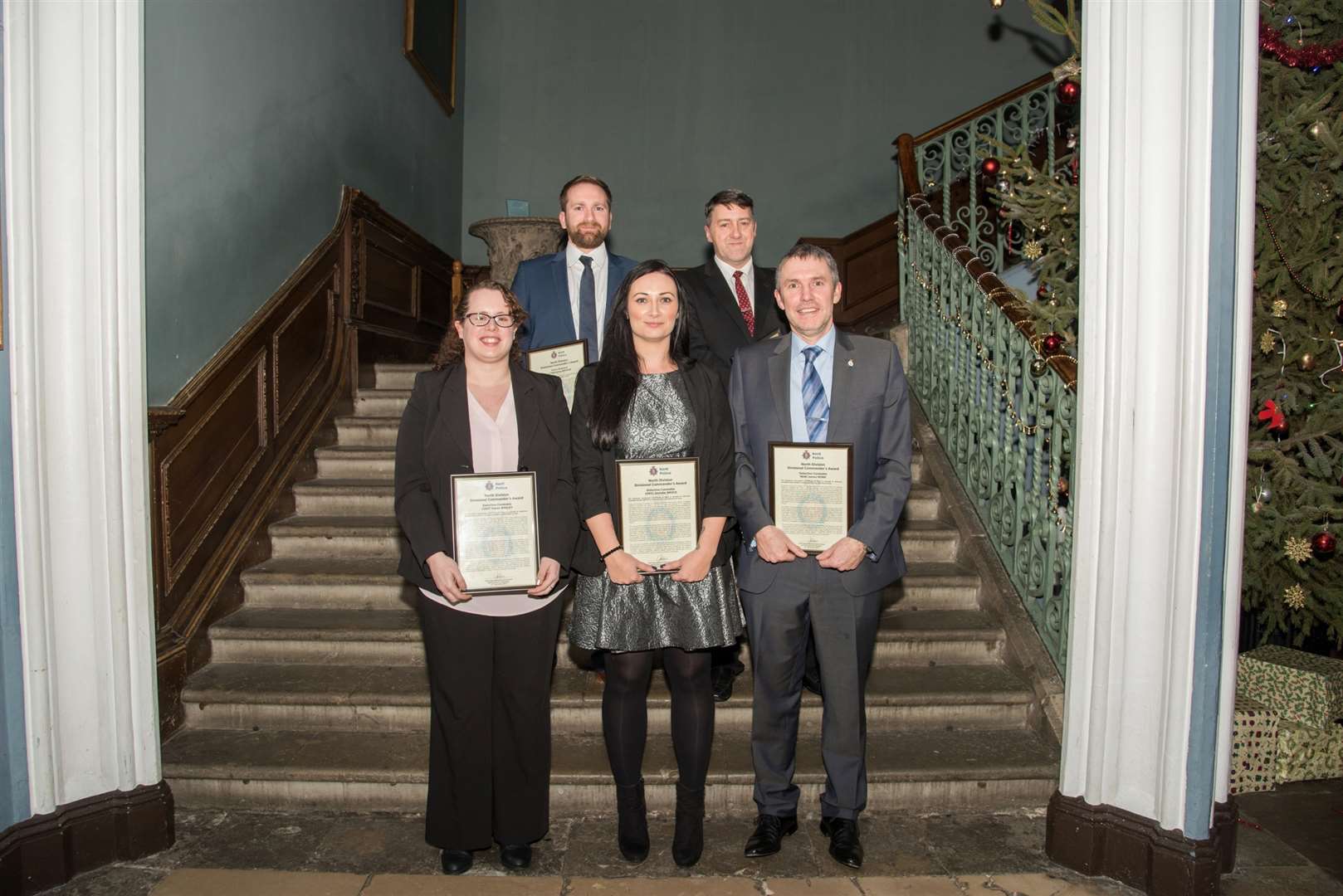 The team of detectives praised for their investigation into the stabbing of a man at a bus stop in Gravesend