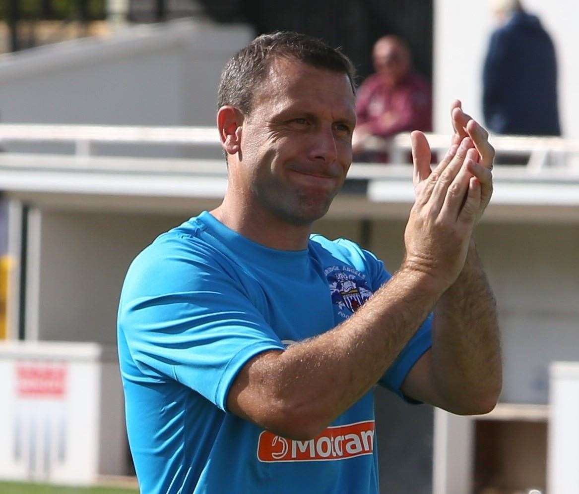 Tonbridge Angels manager Steve McKimm Picture: David Couldridge