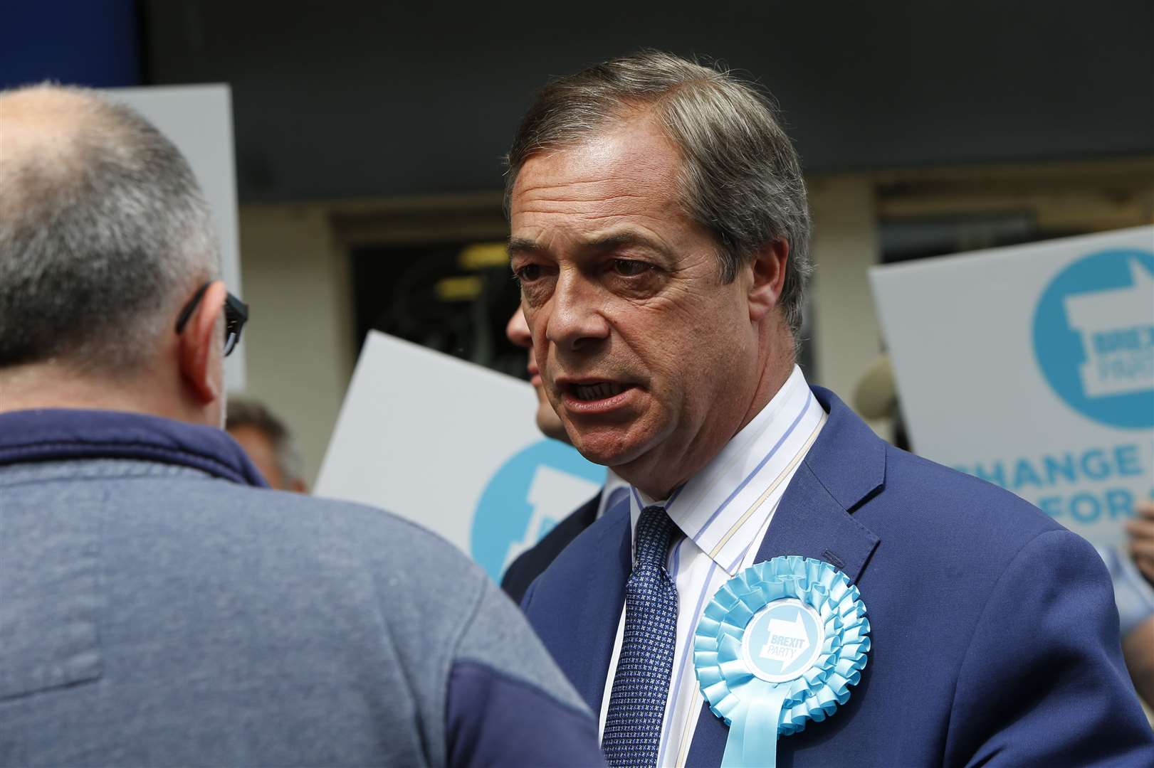 Brexit Party leader Nigel Farage