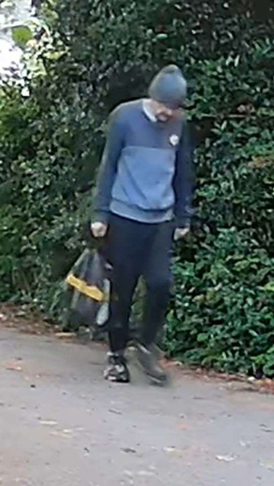 A CCTV image of a person who police investigating the murder of Anita Rose would like to speak to (Suffolk Police/ PA)