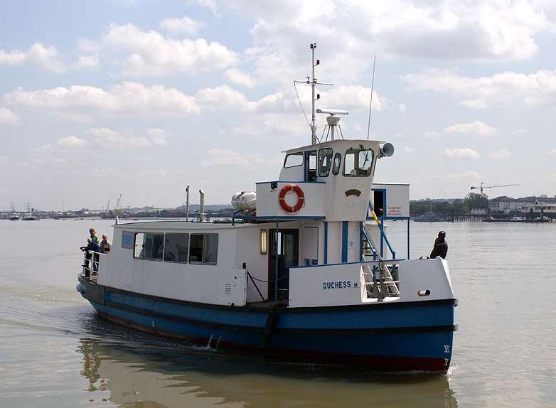The Duchess M sailed between Queenborough and Southend from 1997 to 2002