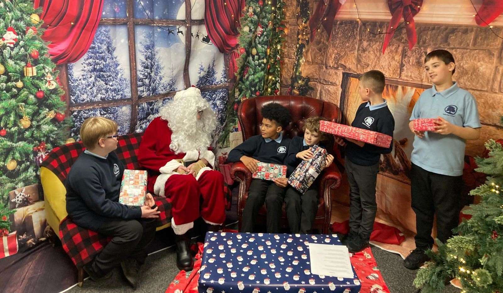 Against all odds Jonty was able to return to his role of Santa at a residential primary school