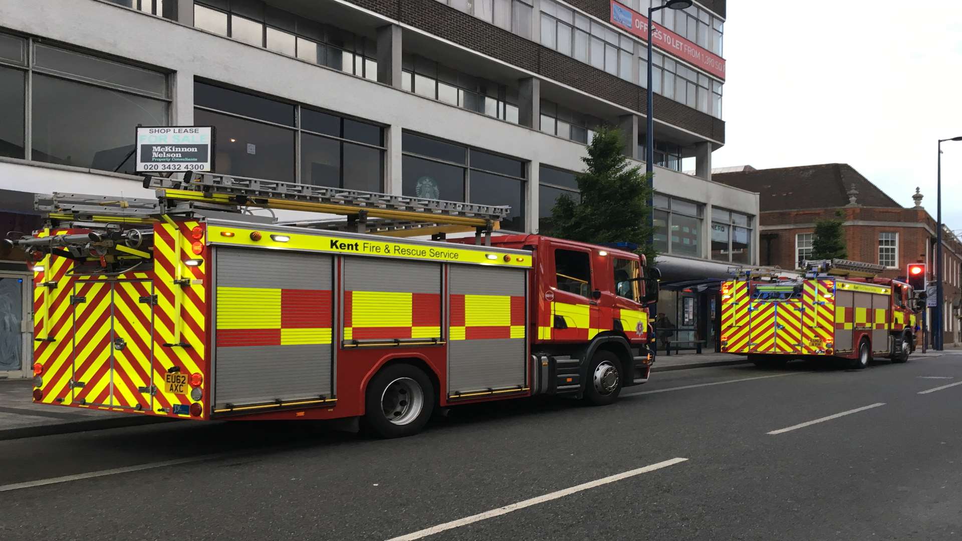 Fire crews were called to King Street, Maidstone