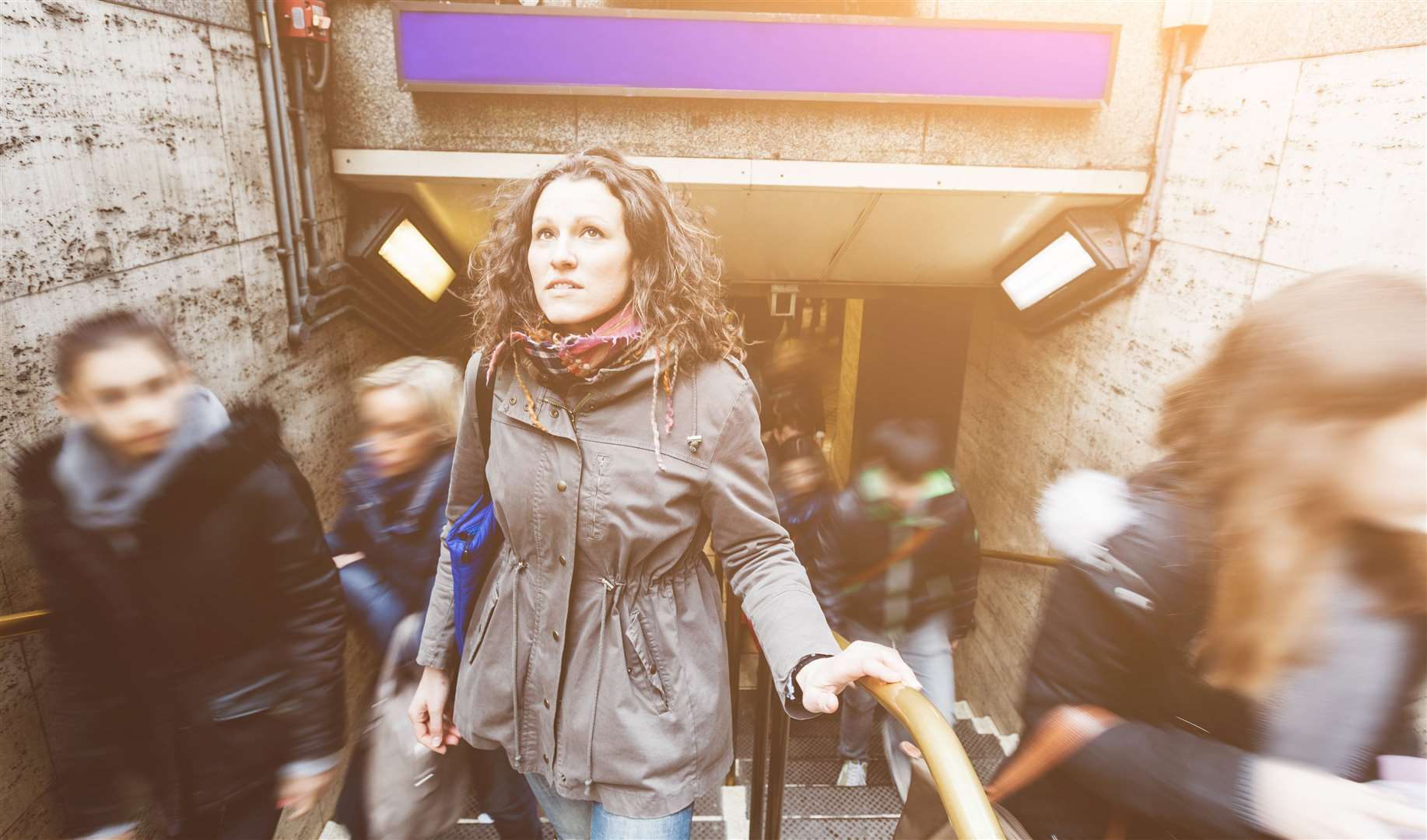 Entrances and exits into tube stations may change if there are large crowds. Image: iStock.