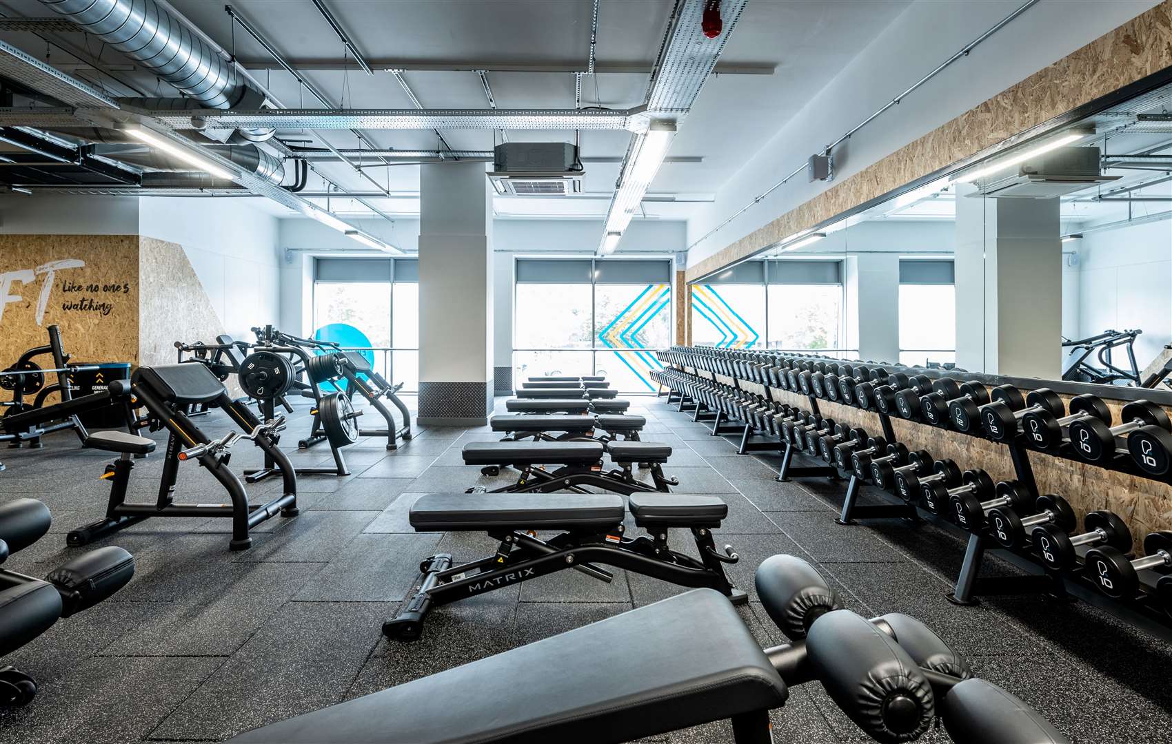 PureGym already has 13 branches in Kent. Pictured here is the inside of a branch in Stevenage which will look similar to the new Swanley one.