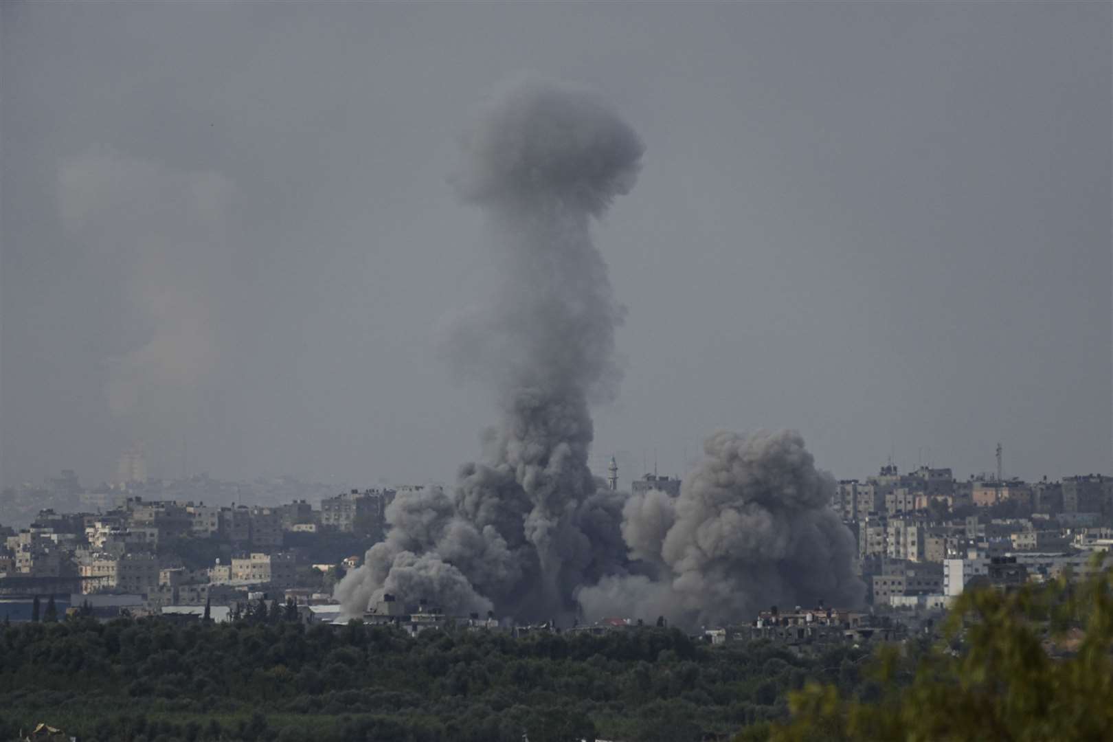 Some Labour shadow ministers have called for a ceasefire in the Israel-Hamas war (Ohad Zwigenberg/AP)